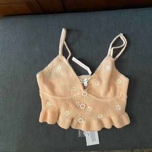 FOR LOVE & LEMONS
Embroidered Buds Tank